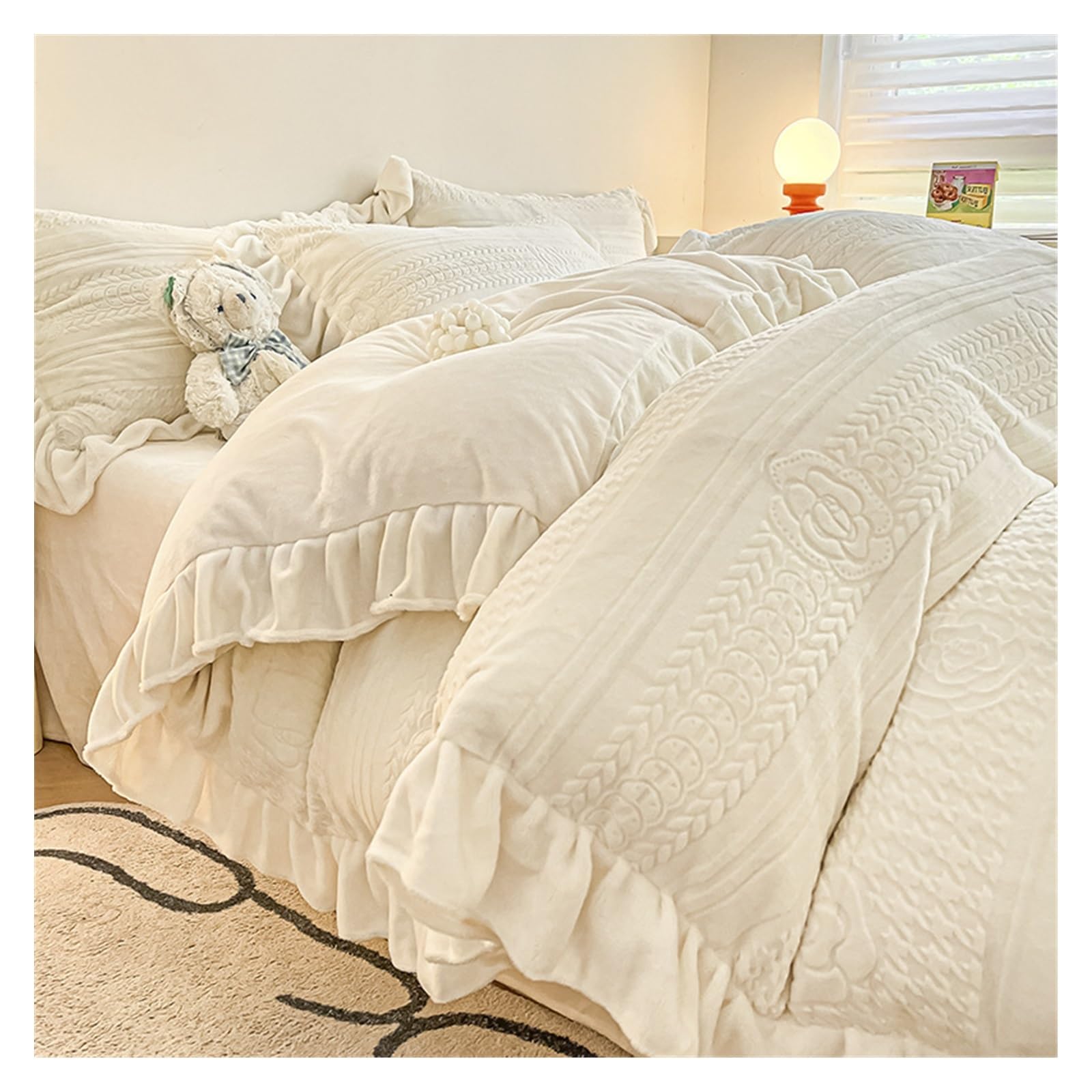 Housse de couette en velours pour des nuits d'hiver chaleureuses en famille