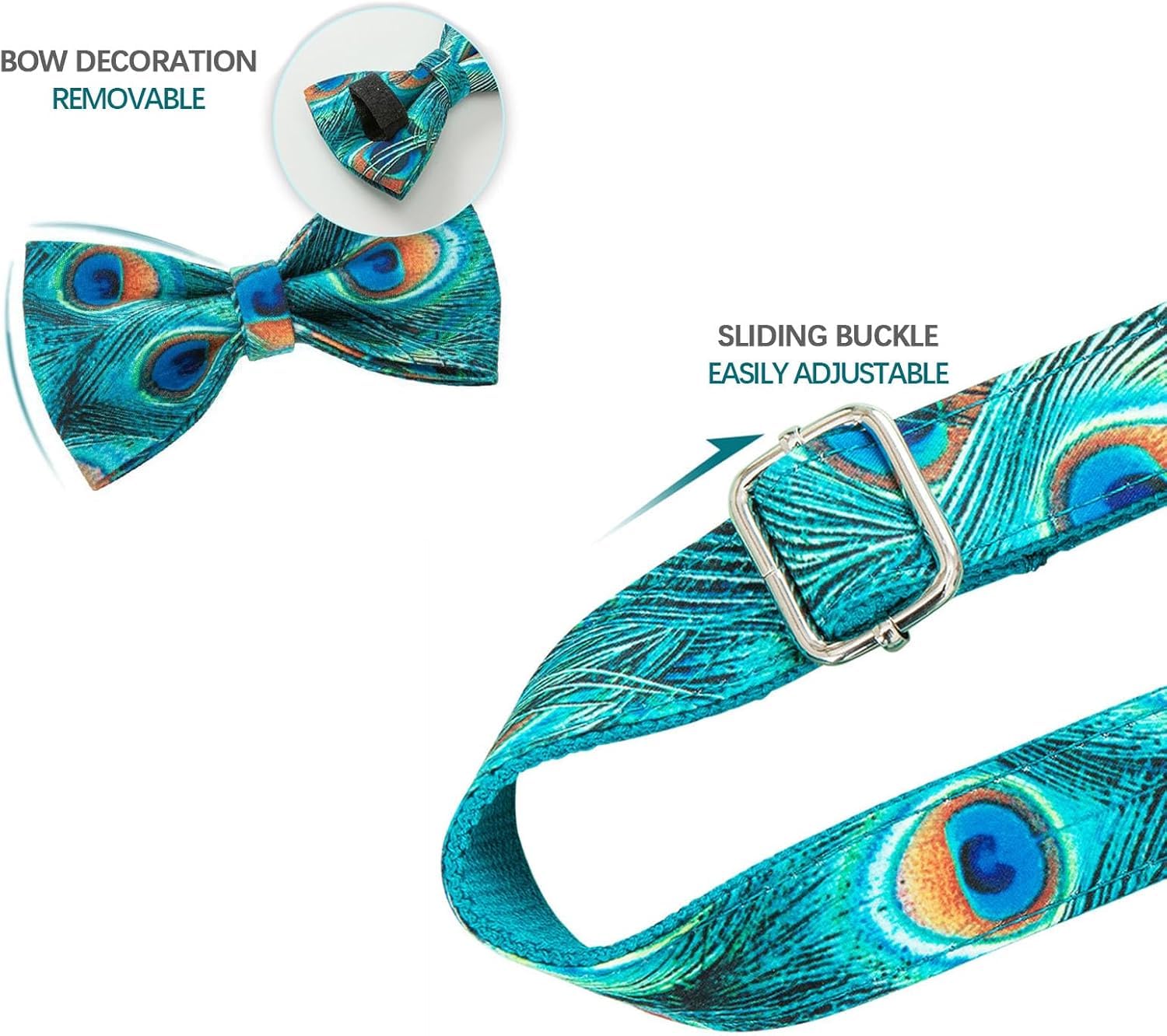Ensemble Collier et Laisse for Chien, nœud Papillon, Colliers Confortables réglables for chiennes mâles, Mignons for Chiots(S)