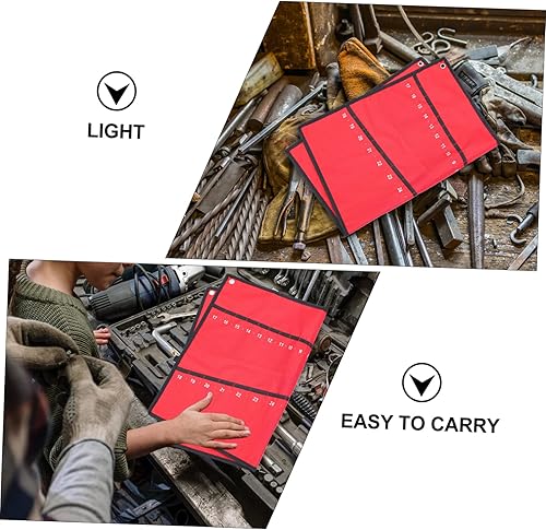 Miniatura 2 de BESTOYARD Bolsa de llaves 3 unids bolso genérico pequeño soporte pequeño kit de herramientas organizador de llaves combinación llave bolsa de