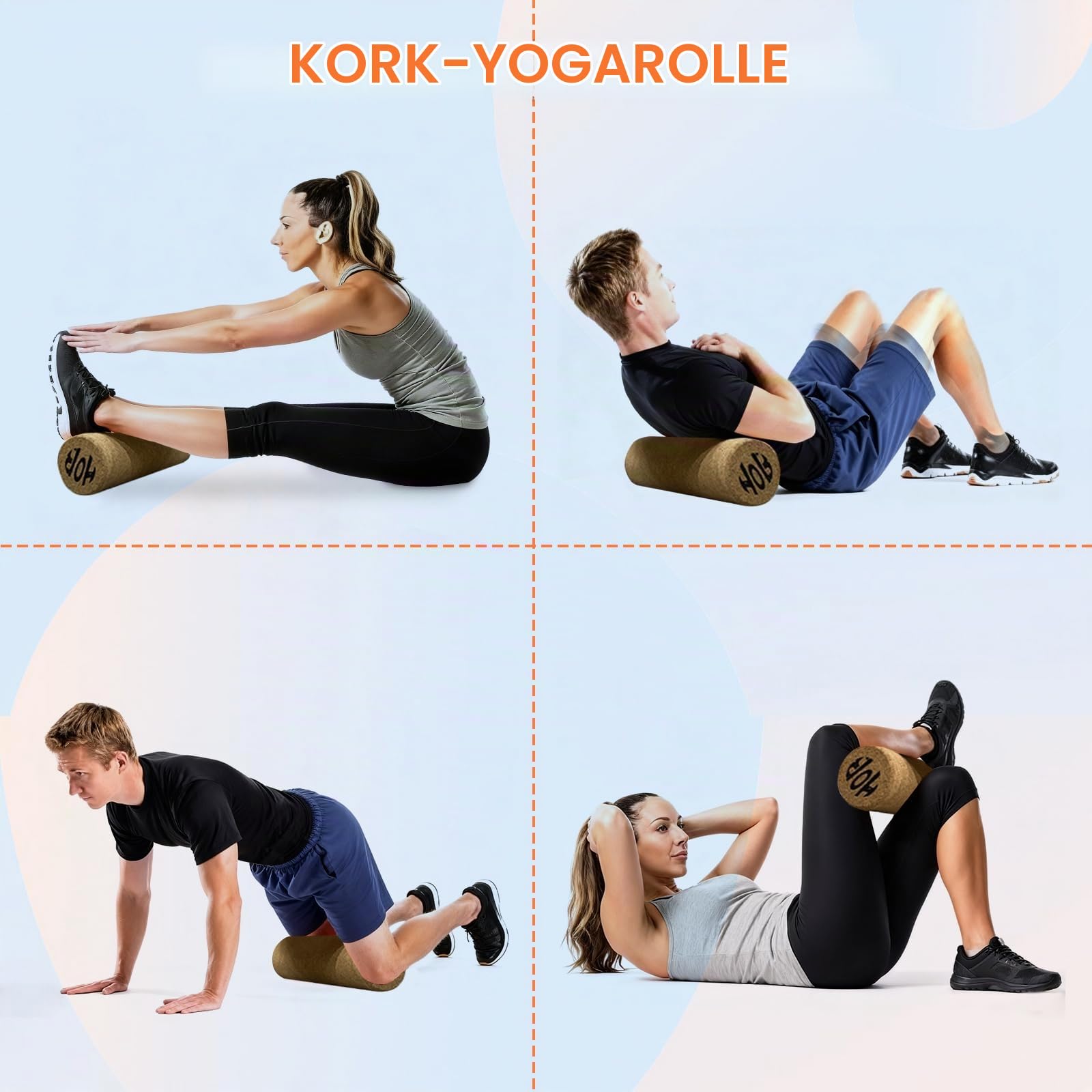 Balance Boards für Indoor- und Outdoor-Training, Holz-Balance Board mit Korkwalze und verstellbaren Sperren, geeignet für Anfänger und Experten | Erwachsene und Jugendliche