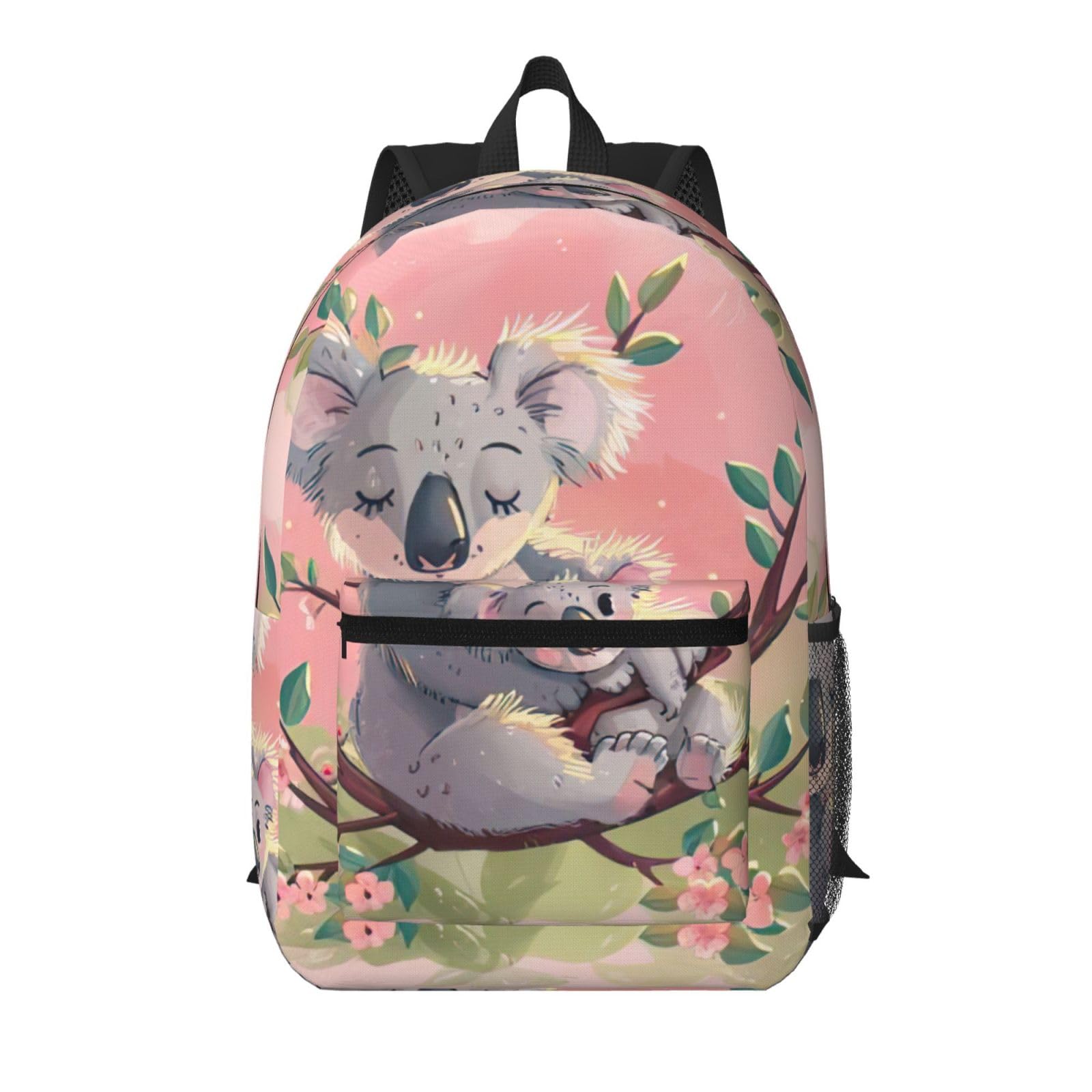 Sac à dos multi-poches tendance Koala Bear avec grand espace 43,2 cm - 8