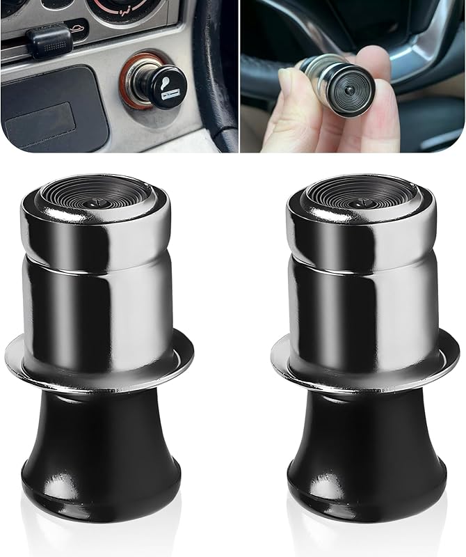 Acendedor de cigarro automotivo Eratus 12 V com anel cerâmico isolante – 2 unidades
