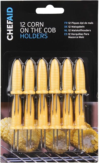 Chef Aid Corn Cob Forks, Pack of 12