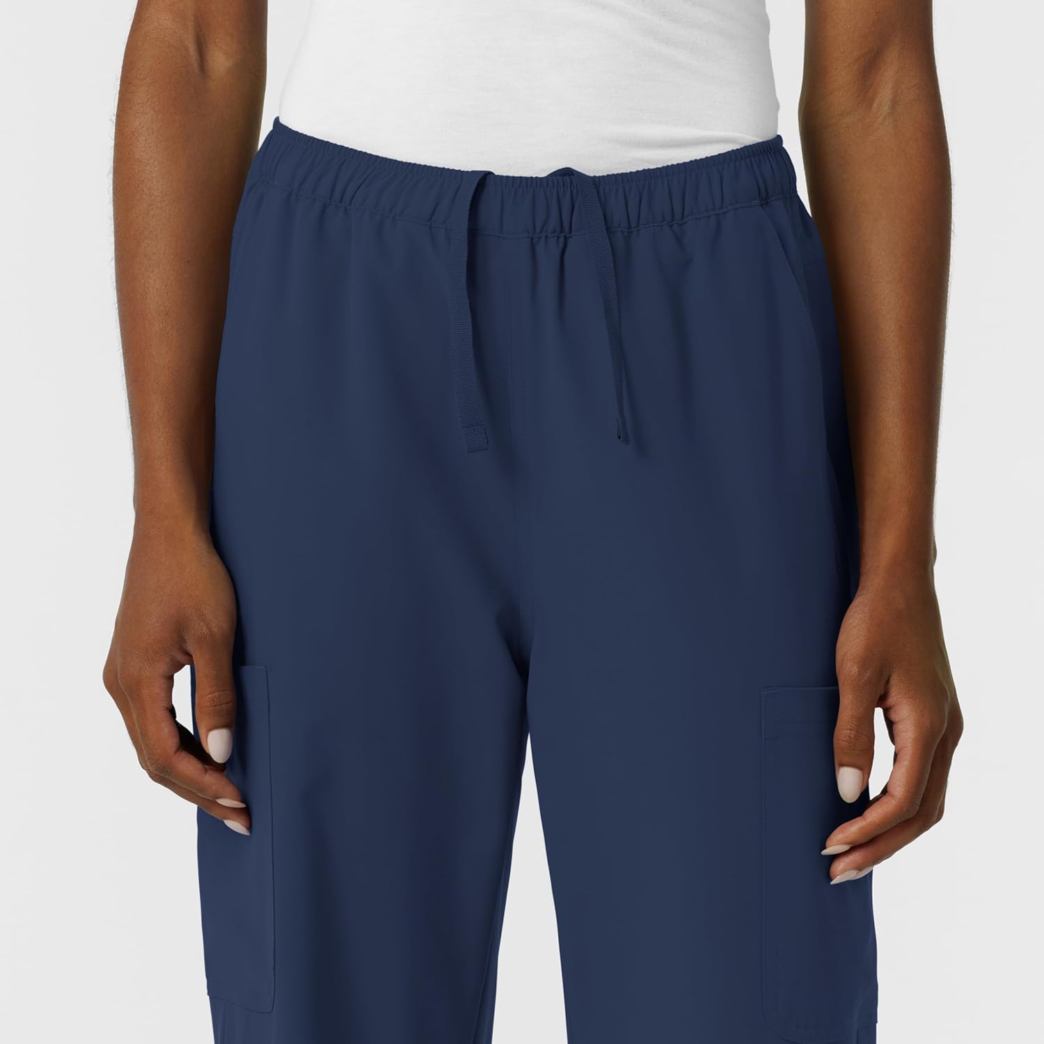 Wink NURTUR Scrubs for Women, Straight Leg Cargo Scrub Pant - Navy, XL - Image 9