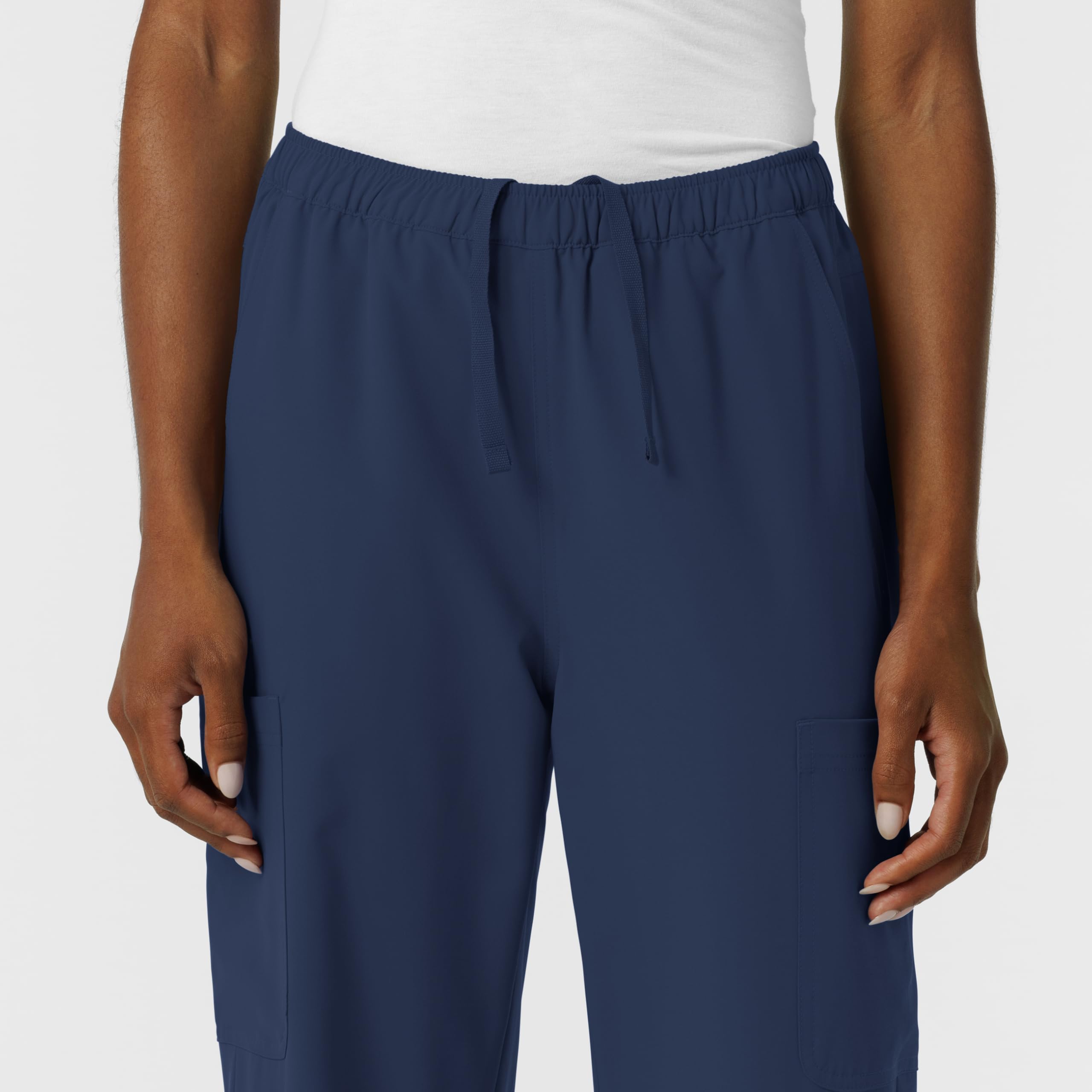 Wink NURTUR Scrubs for Women, Straight Leg Cargo Scrub Pant - Navy, XL