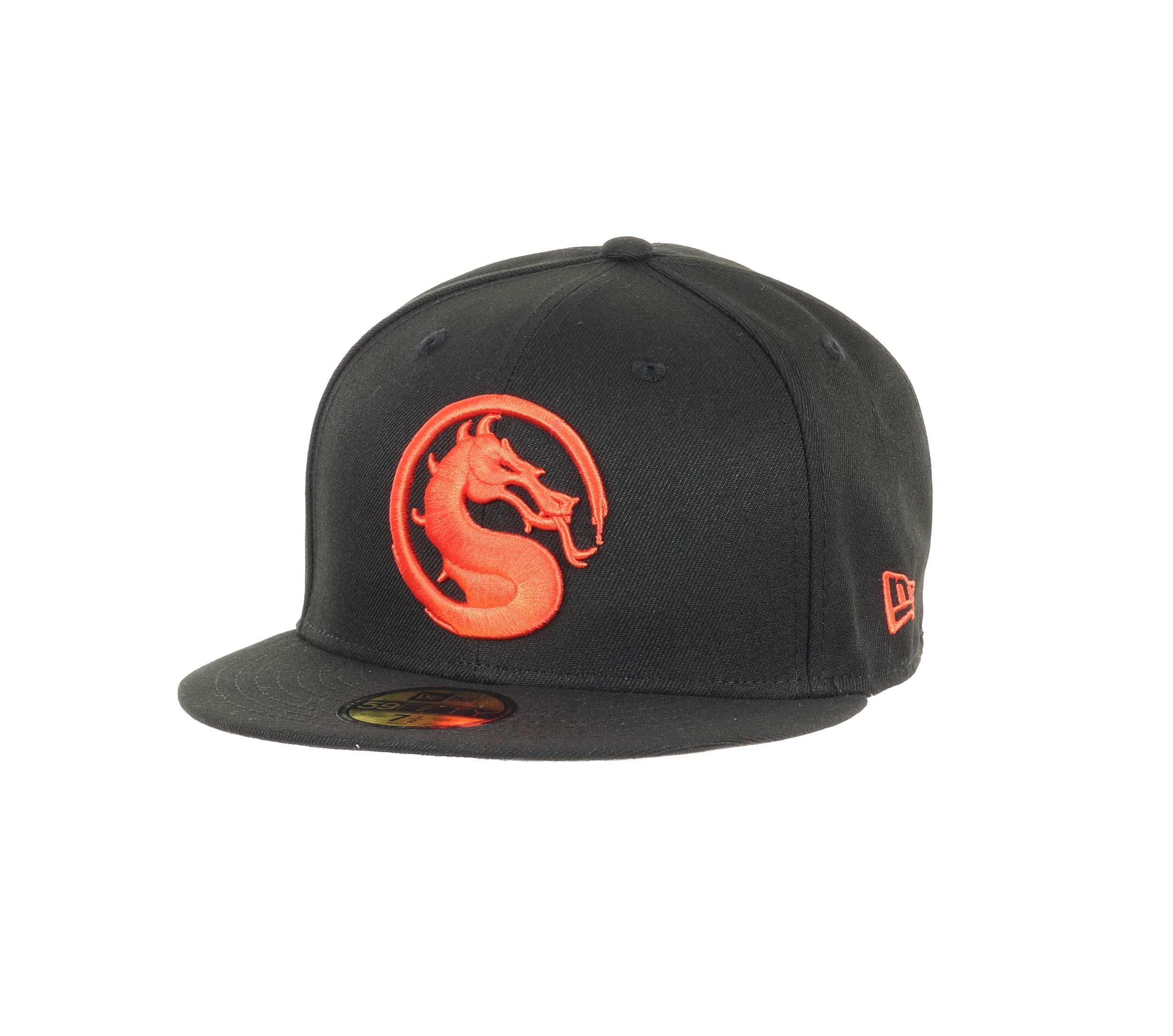 New Era Unisex Mortal Kombat #36251 Mortal Kombat Black 59Fifty Baseball Cap