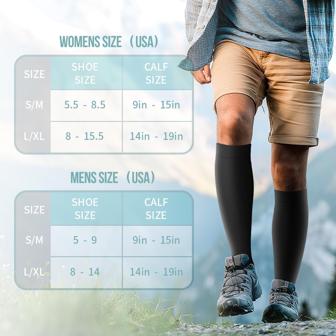 Copper Compression Socks for Women and Men(6 Pairs)-Best Support for Running, Athletic, Nursing, Travel - Image 7