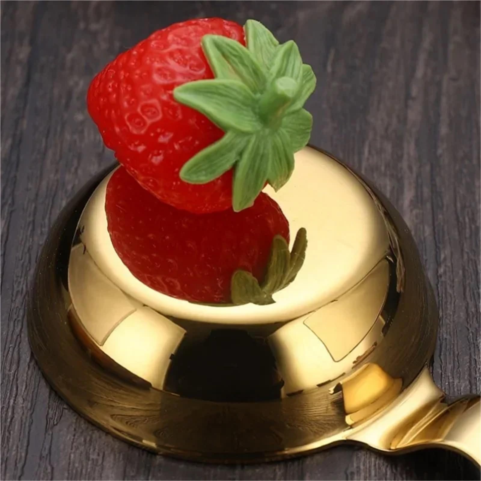 Piatti per tapas in acciaio inox color oro rosa, 3 pezzi, ciotole per condimenti e salse, piatti per salse, sushi e salsa di soia, eleganti piatti da cucina