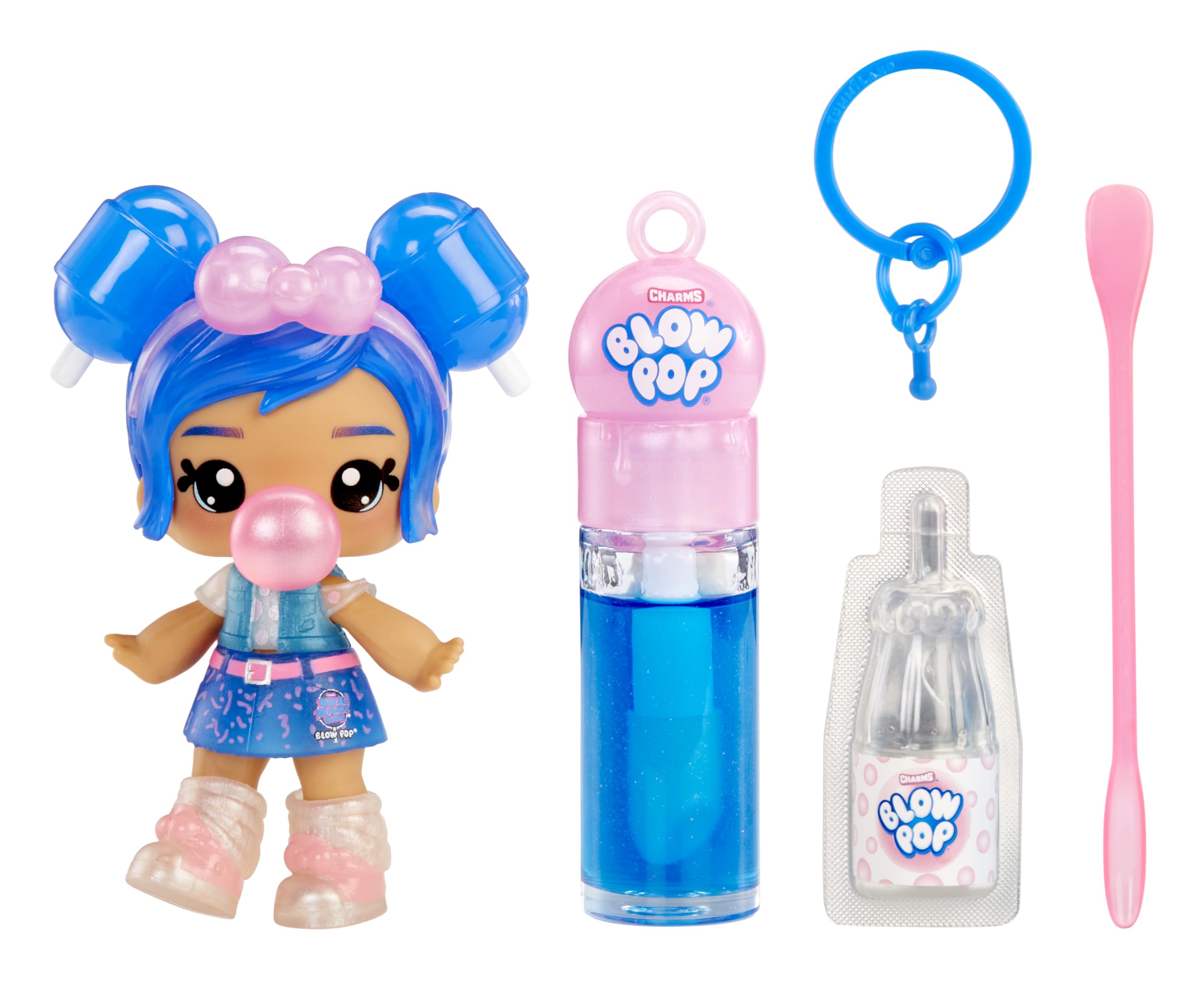 Yummiland x Licensed Sweets Lip Gloss Doll: Blow Pop™ Includes DIY