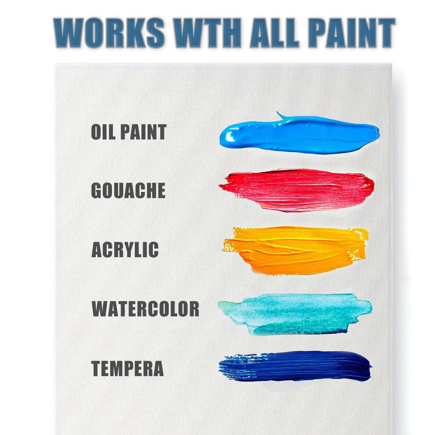 Set Di 15 Tele Per Pittura Formato A4 (21x30 Cm) - Tela 100% Cotone Già Pronta Per Dipingere