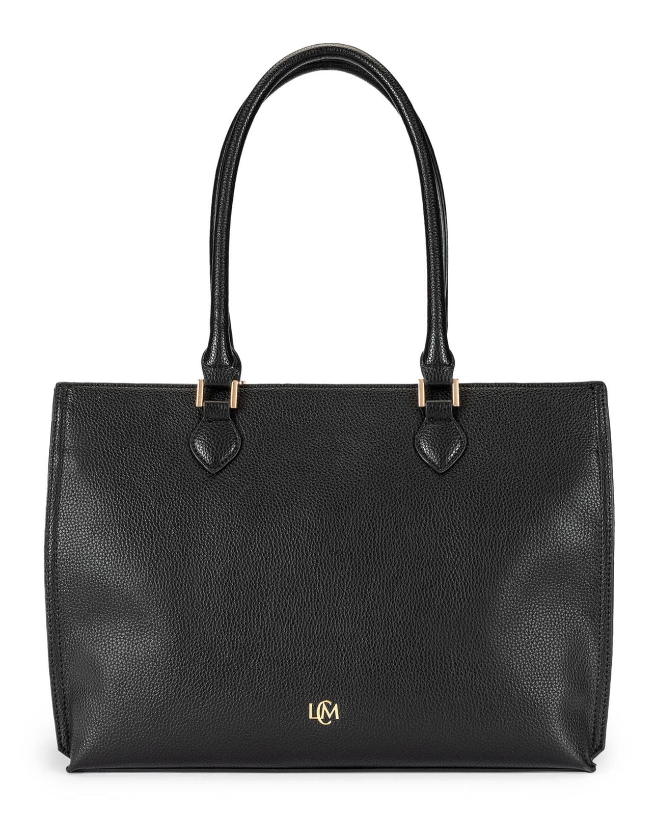 L.Credi borsa a tracolla Sarita Shoulder Bag Black nero
