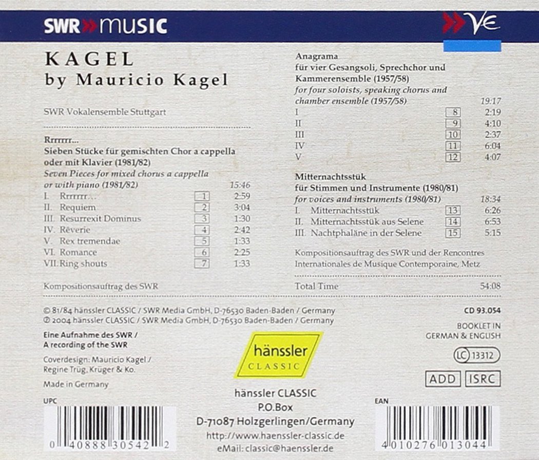 Kagel By Mauricio Kagel