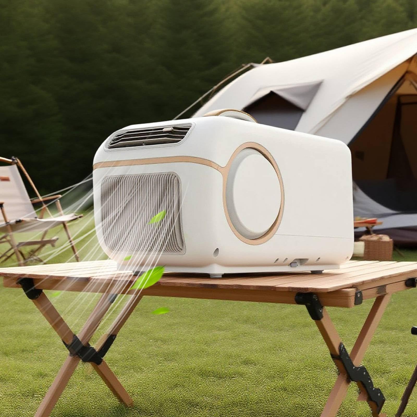 Gralara Condizionatore Portatile 2 in 1 con, 220V Spina Europea, E01 Modello Intelligente Caldo E Freddo