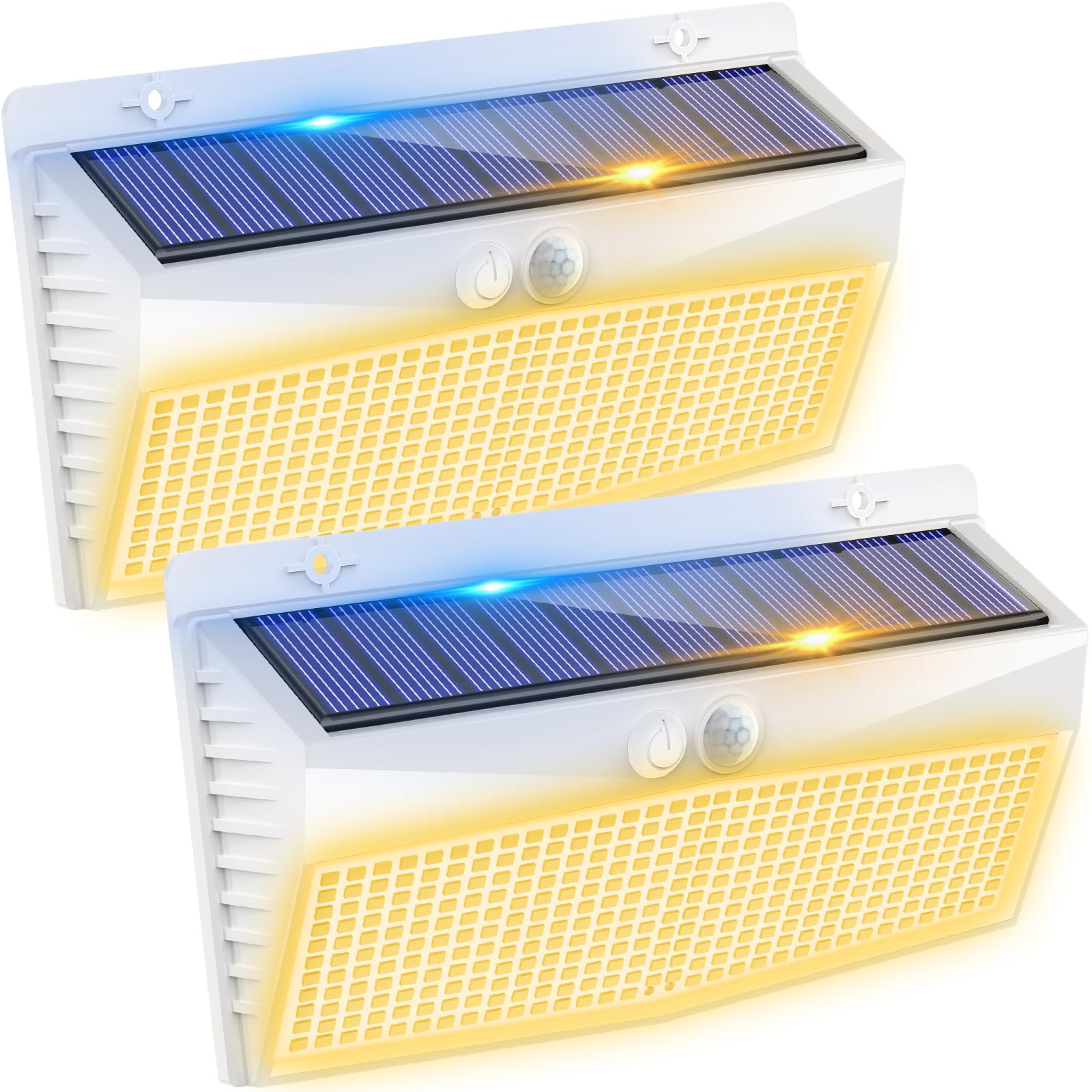 Peasur 368LED Solarlampen für Außen mit Bewegungsmelder