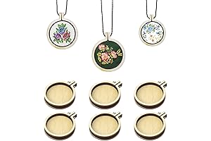 Dnyta 10pcs Mini Embroidery Hoops