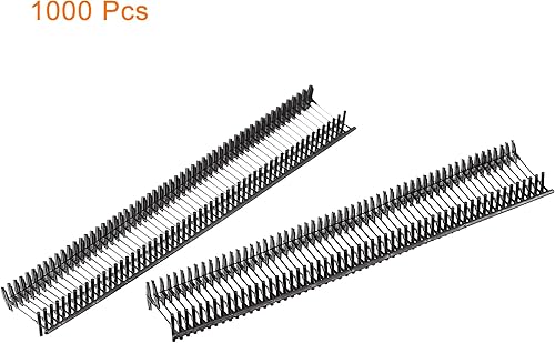 Miniatura 3 de MECCANIXITY Sujetadores de etiquetado estándar de plástico regular para etiqueta de precio de prendas de vestir etiquetado púas negras 0.39