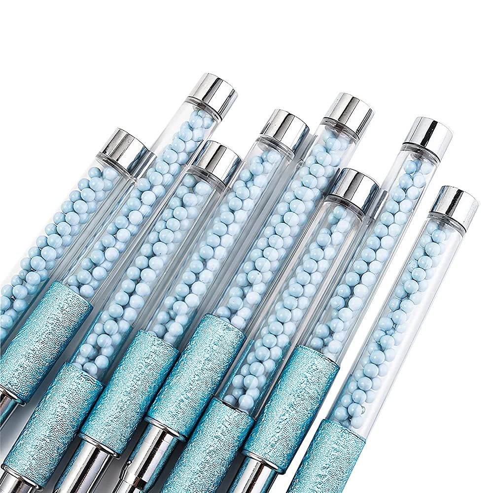 N/A Pennello per nail art da 15 dimensioni Disegno professionale Pittura Consigli per nail art in acrilico Pennello per ricostruzione manicure WolFum