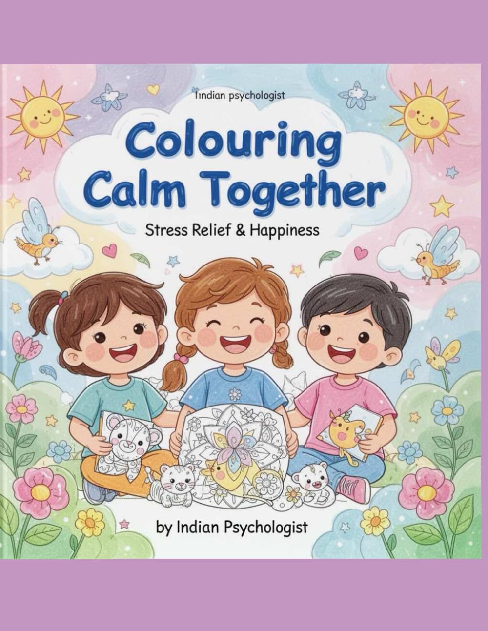 Colouring Calm Together: A Psychology-Inspired Stress Relief Book for Children