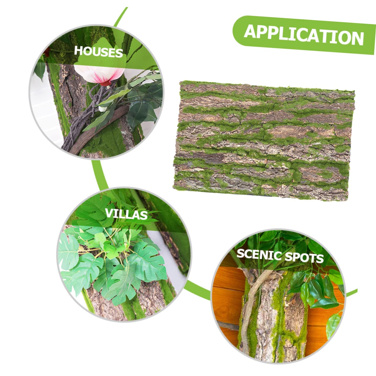 Cabilock Sfondo Artificiale per Acquari Decorazione in Corteccia Simulata Sfondo Vivido per Terrari Pannello Decorativo per Rettili da Accessori per Acquari Corteccia Imitata Riutilizzabile