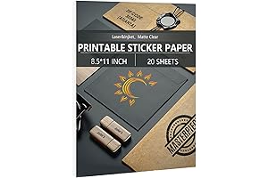 Matte Clear Sticker Paper: Unleash Your Creativity with Crystal-Clear Printability