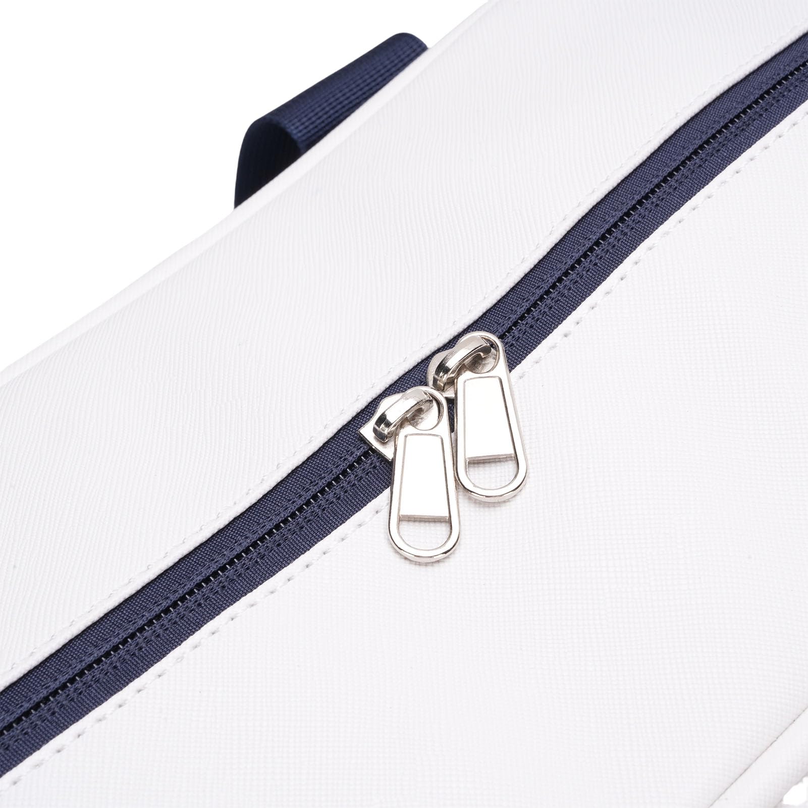 POENVFPO Borsa da Badminton, Borsa a Tracolla in PU Resistente di Grande Capacità con Tracolla Rimovibile, Vassoio per Scarpe Indipendente per Sport All'aperto