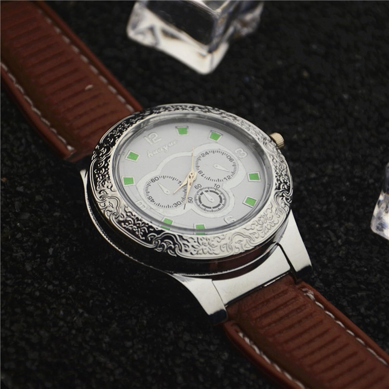 時計ライタータングステンシガーライターフレームレスイグナイター防風ライター電気ライター充電式 USB シガー/キャンドルライター (