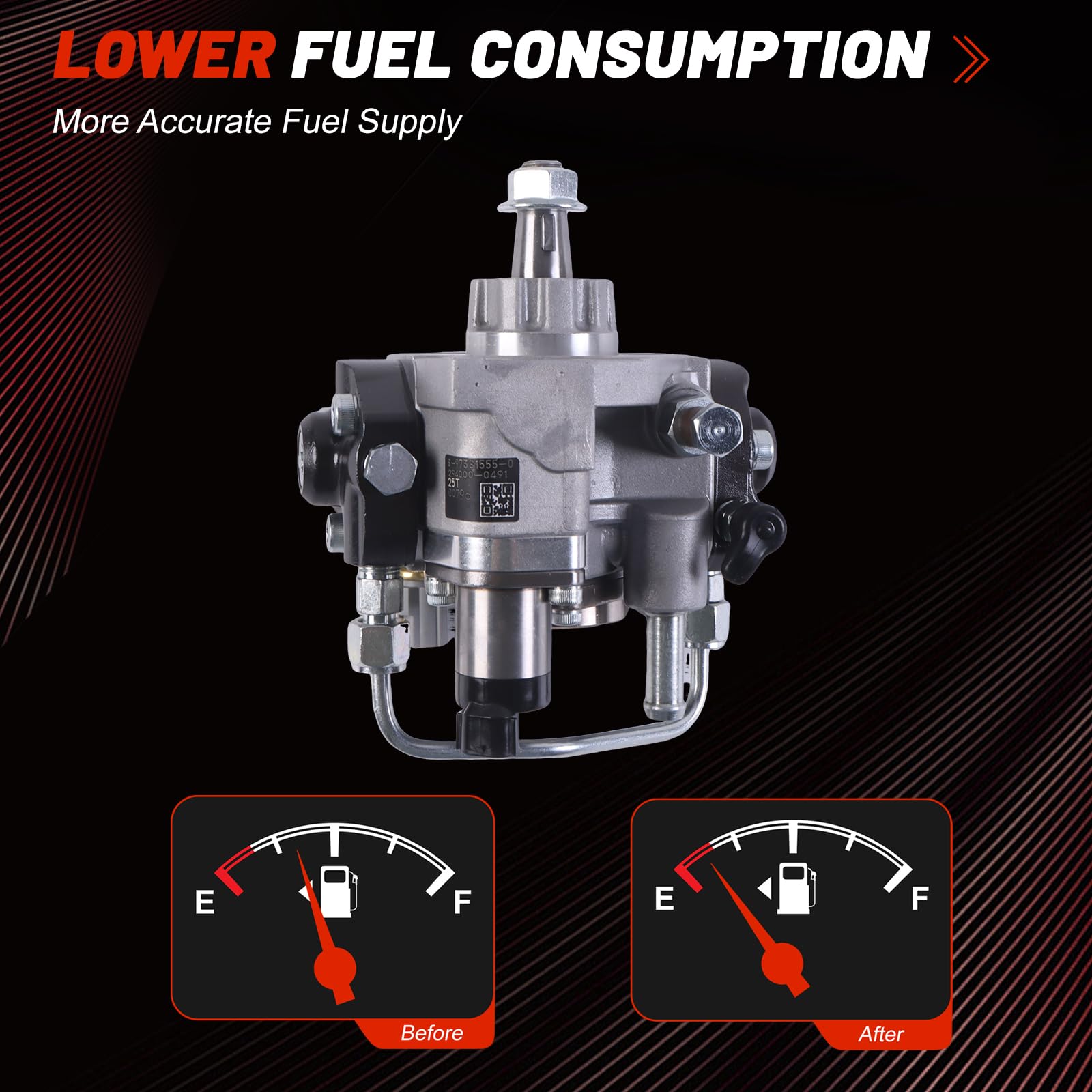 専用品　D1 Amazon.com: 294000-0491 294000-0490 8-97381555-0 8-97381555-1 Fuel