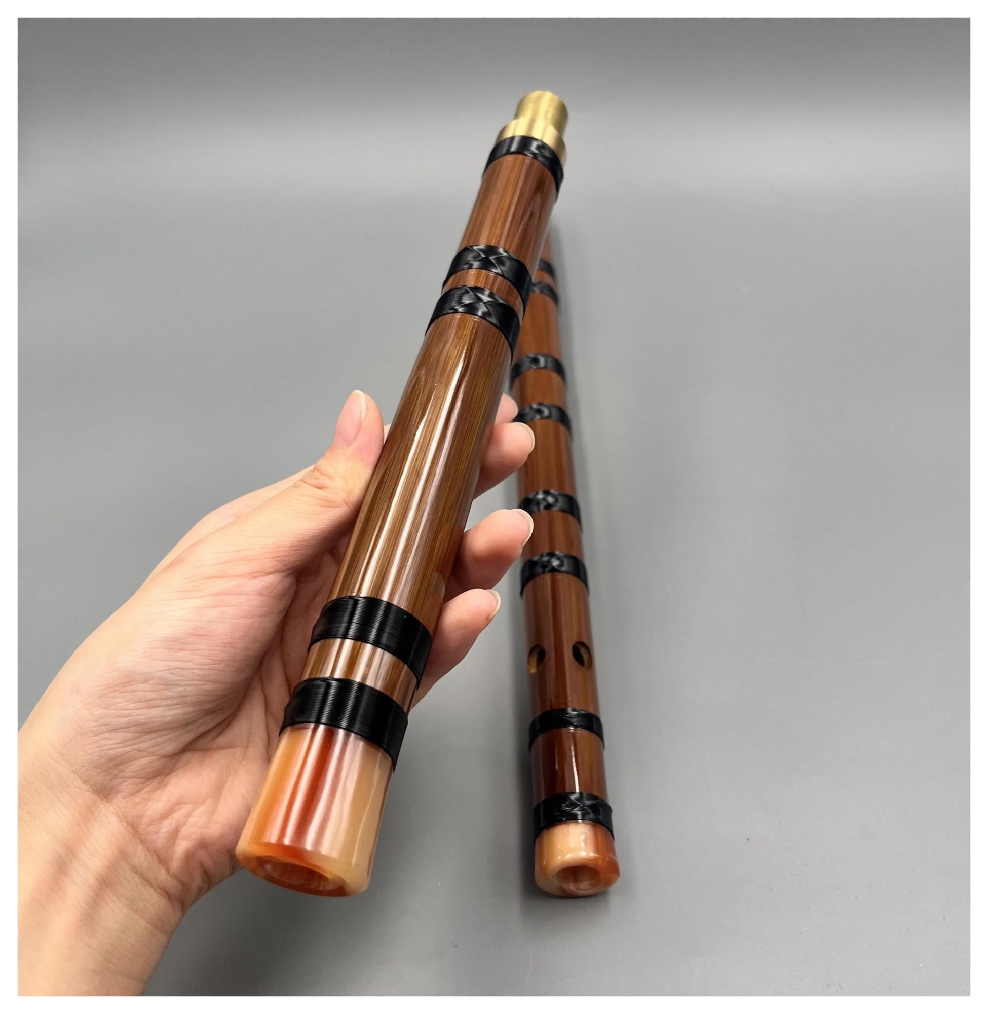 E Tonart Bambusflöte Messing 2 Abschnitte Geeignet Für Anfänger Holzblasinstrument Professionelle Bambusflöte Traditionelles Instrume