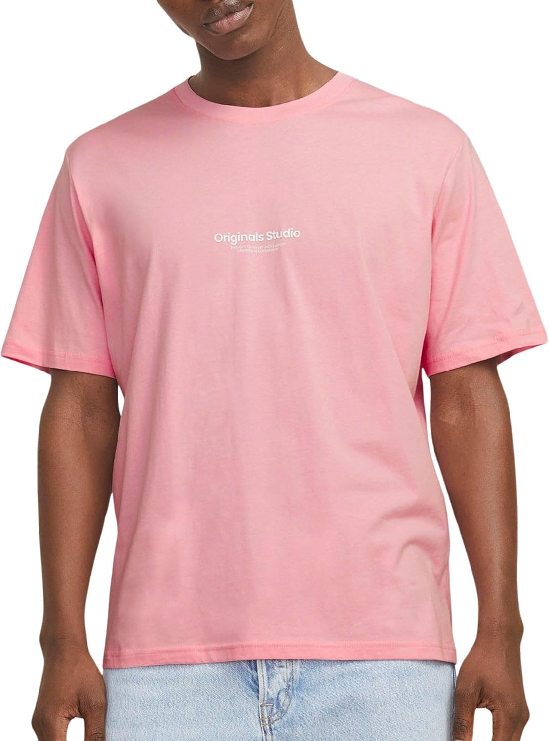 Tee Shirt Homme Col Rond JORVESTERBRO CREW NECK - T-shirt Imprimé - Black Tshirt Jack And Jones Homme