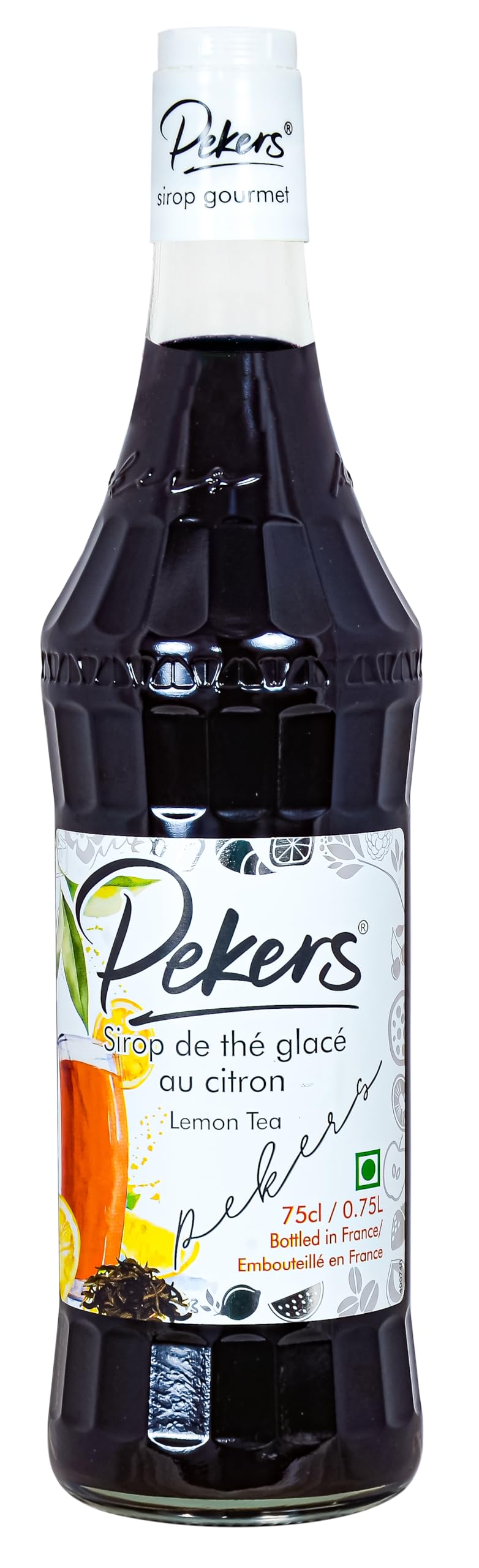 Pekers Lemon Tea Syrup (750 ML), Mocktail Syrup, cocktail syrups, Syrup of Drinks, Cocktail syrup for Vodka, Syrup for Shakes, cocktail juices, summer juice (Lemon Tea)