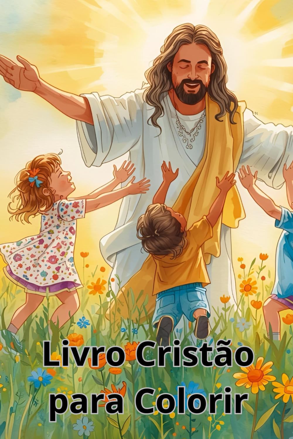 Livro para Colorir Cristão com 75 imagens