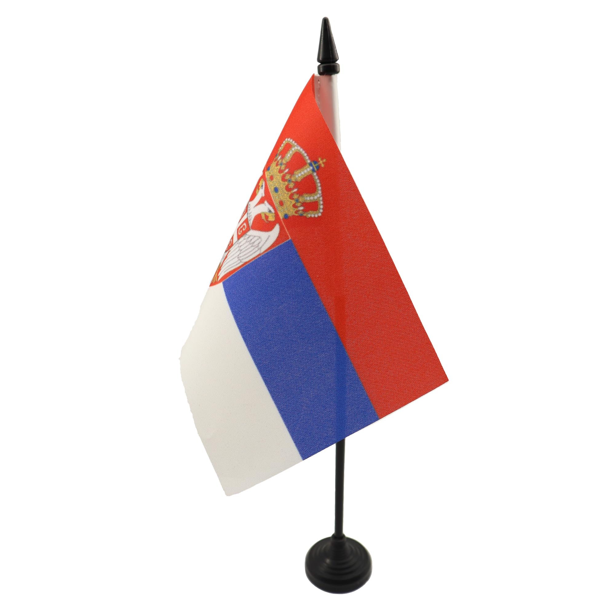 AZ FLAG Serbia Table Flag 4x6 in 100D Polyester Plastic Base