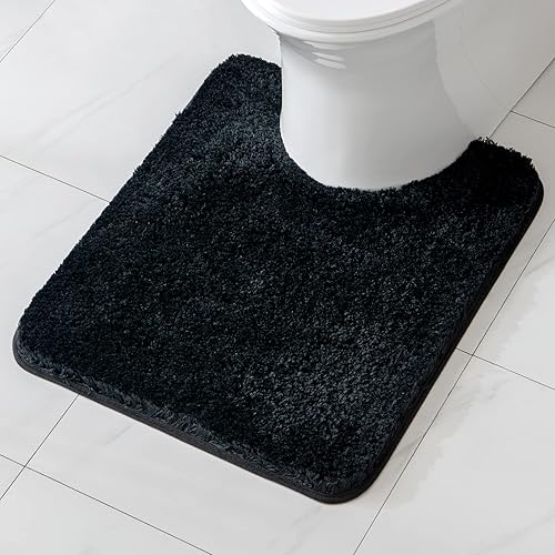 Miniatura 43 de MIULEE Alfombras de baño salvia, suaves y pequeñas, absorbentes, antideslizantes, de secado rápido, esponjosas, para baño, bañera y duchas, lavables