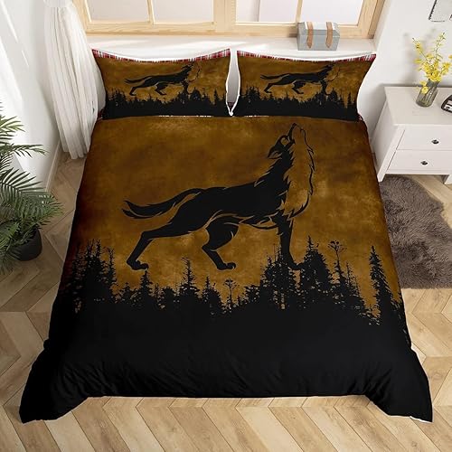 Miniatura 10 de Juego de funda de edredón de campamento feliz, juego de ropa de cama tamaño Queen, funda de edredón a rayas coloridas, ropa de cama temática de