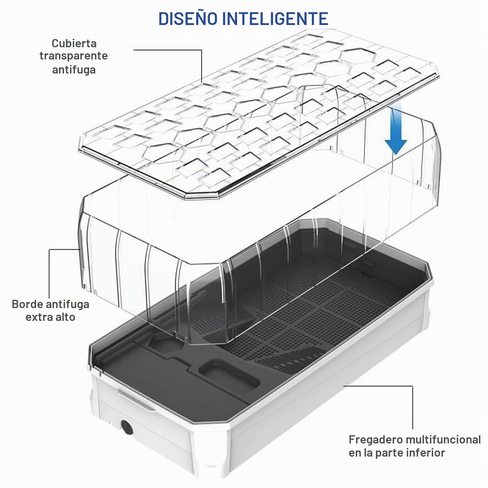 Terrario Tortugas de Tierra con Filtro de Agua para ducha| Acuario Plástico Tortugas de Agua | Kit Completo con Sistemi de Filtración | Caja para Cría de Reptiles y Fauna Box | Tanque Tortuga(Green Wi