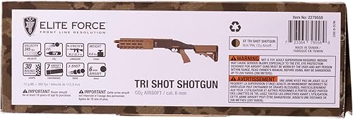 Miniatura 11 de Elite Force Tri-Shot Semi-Auto 0.236 in BB Airsoft Escopeta