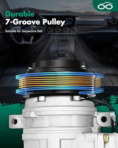 Miniatura 1354 de SCITOO CO 10739C - Compresor de CA compatible con Honda Element 2.4L 2003 2004 2005 2006 2007 2008 2009 2010 2011