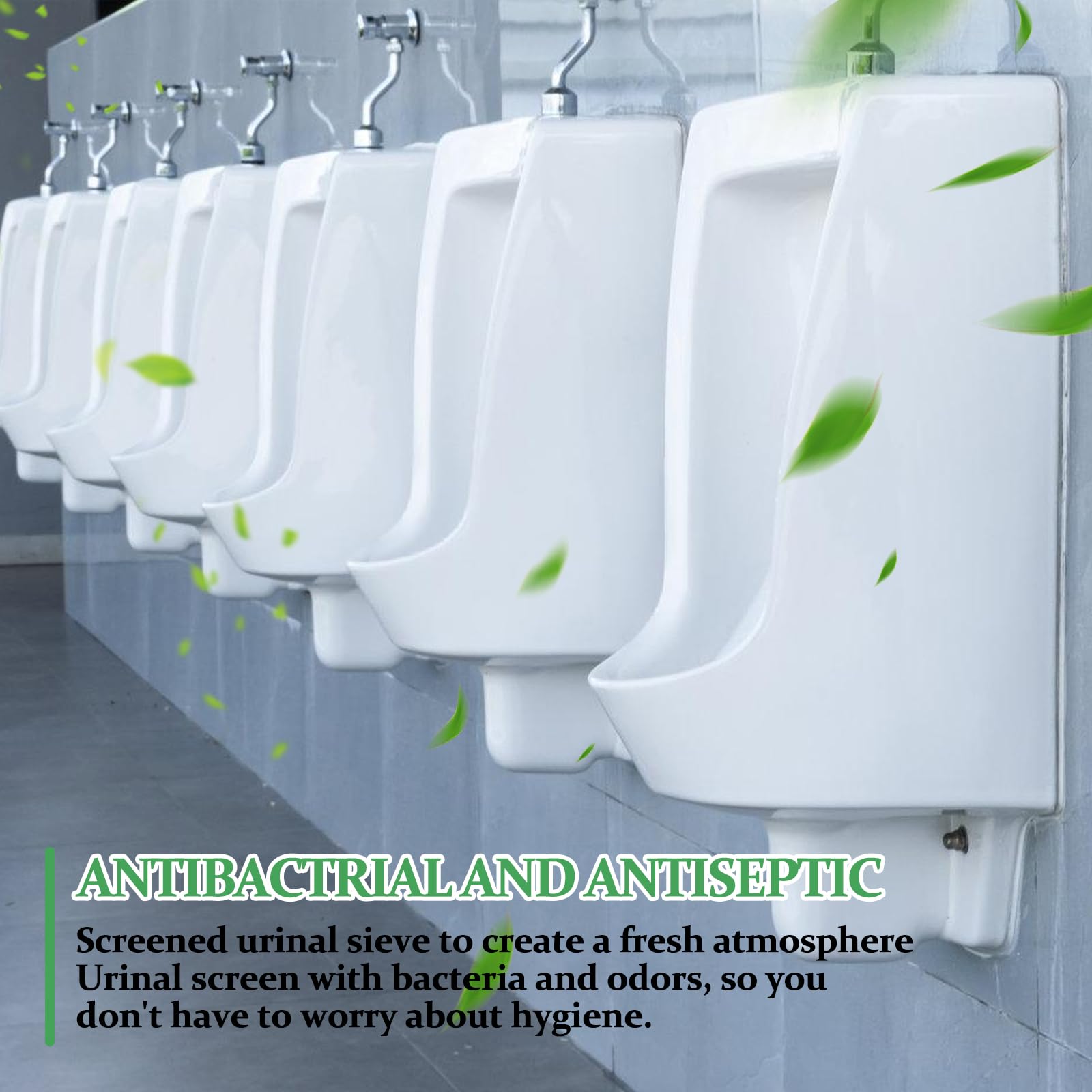 Urinalsieb, 16 Stück Urinalsieb Mit Duft (Apfel), Frischewirkung Pissoirsieb, Desodorierungsmittel Für Urinalsiebe, Urinal Einleger Matte, Pissoirsieb Spritzschutz Für Alle Gewerblichen Orte Wohnungen