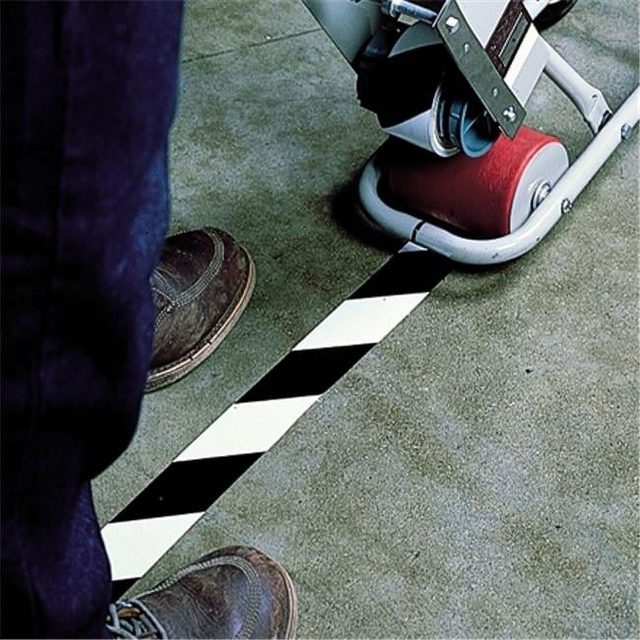 212 Main Black & White Striped Vinyl Safety Tape - Pack of 3