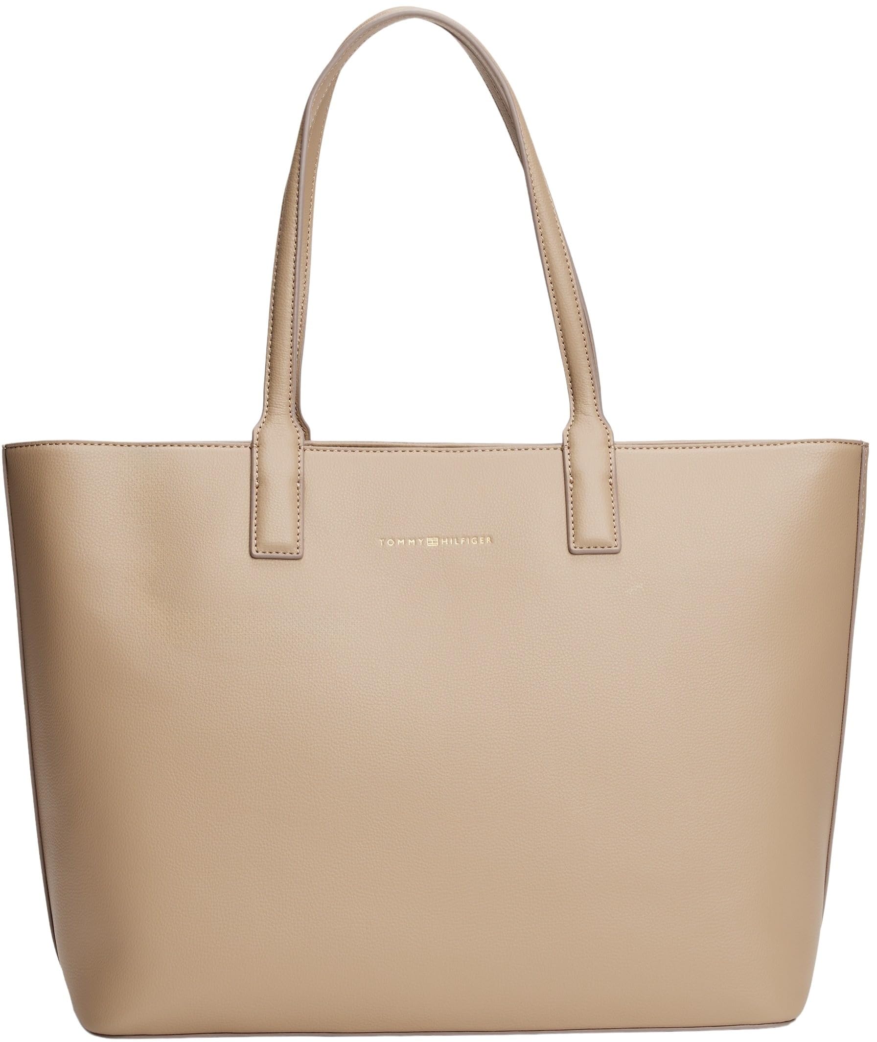Tommy Hilfiger Th Logotape Tote Aw0aw17449 - Bolsa de mano Mujer