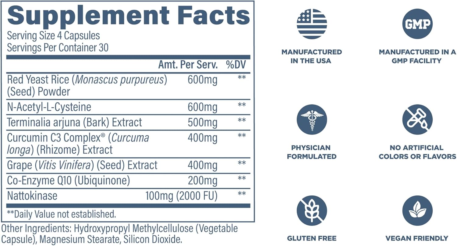 Revive MD Supplements & Support, Complete Vital (120 Vegetarian Capsules) - NAC & CoQ10 Supplement Supports Health, & Antioxidant Activity (30 Servings) - Image 5