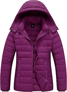Women's Lightweight Waterproof Puffer Jacket Warm For Cold Winter