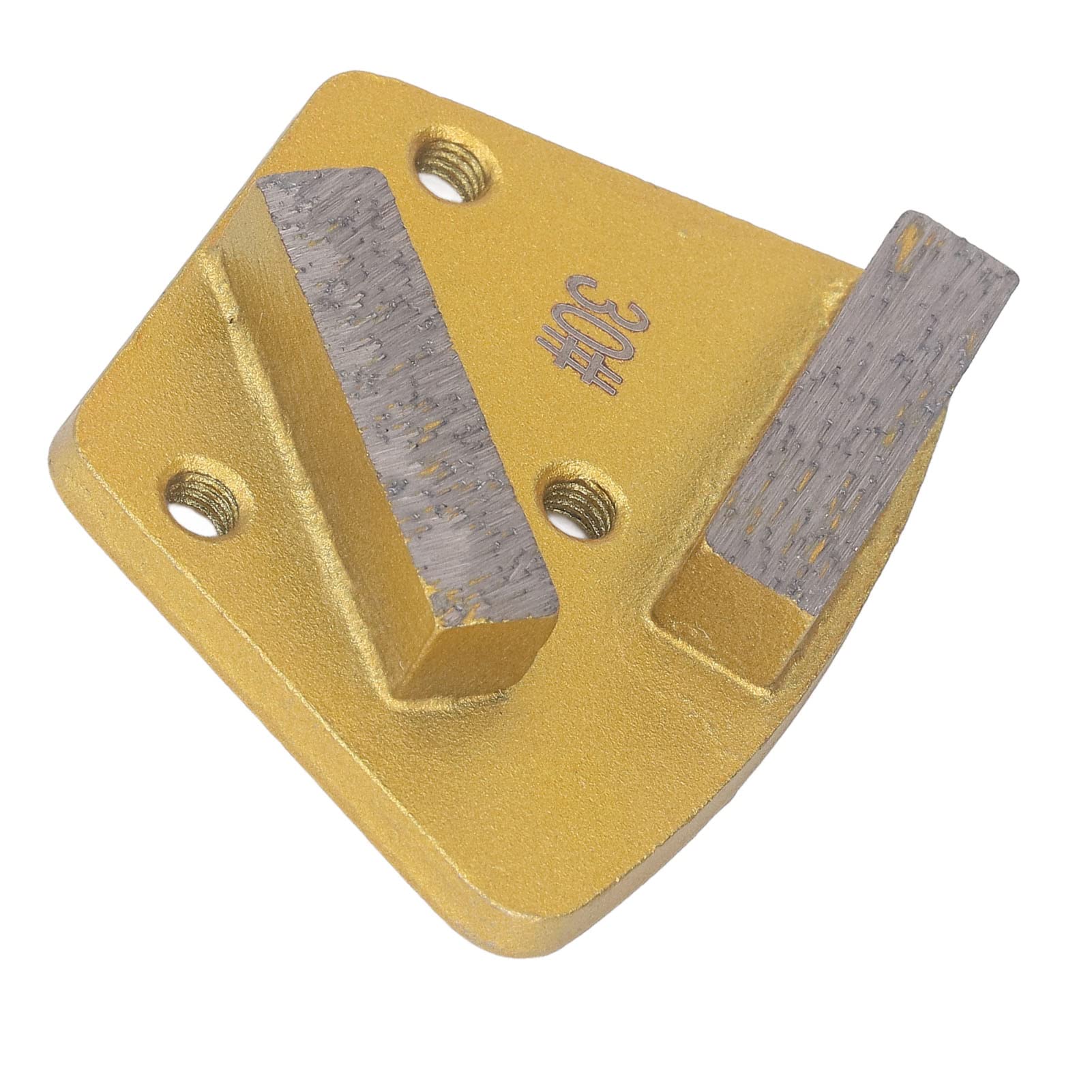 Disque de Meulage Trapézoïdal, Faible Bruit 3 Pcs 30 Grit Meulage Chaussures 2 Longues Dents pour Béton