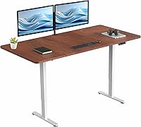 Vista 36 de VIVO DESK-KIT-E2B1B - Escritorio eléctrico de pie con motor doble, ajuste de altura de memoria, serie E2B, marco negro superior negro, DESK-KIT-E2B1B
