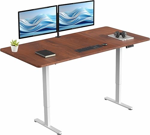 Miniatura 36 de VIVO DESK-KIT-E2B1B - Escritorio eléctrico de pie con motor doble, ajuste de altura de memoria, serie E2B, marco negro superior negro, DESK-KIT-E2B1B