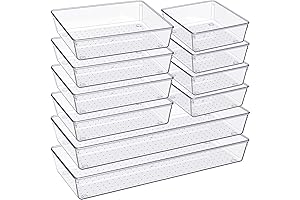 Criusia Drawer Organizers: Keep Your Spaces Pristine with Clarity