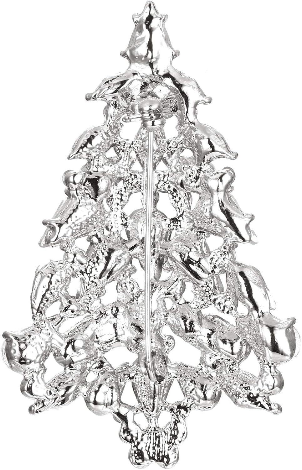 Vista 5 de EVER FAITH Broche de lágrima de cristal austriaco para fiesta de mujer, Cristal