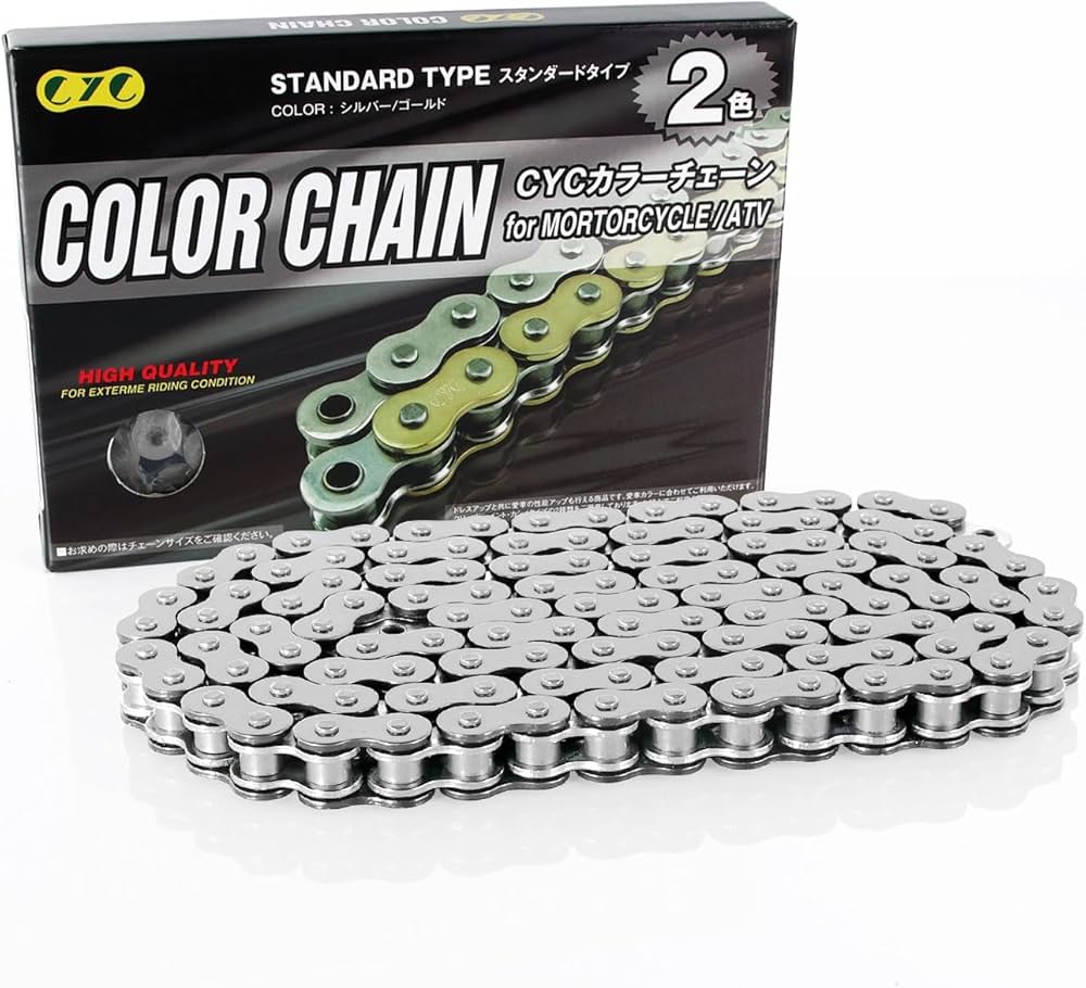Amazon.co.jp: CYC バイク用チェーン 520-120L シールチェーン