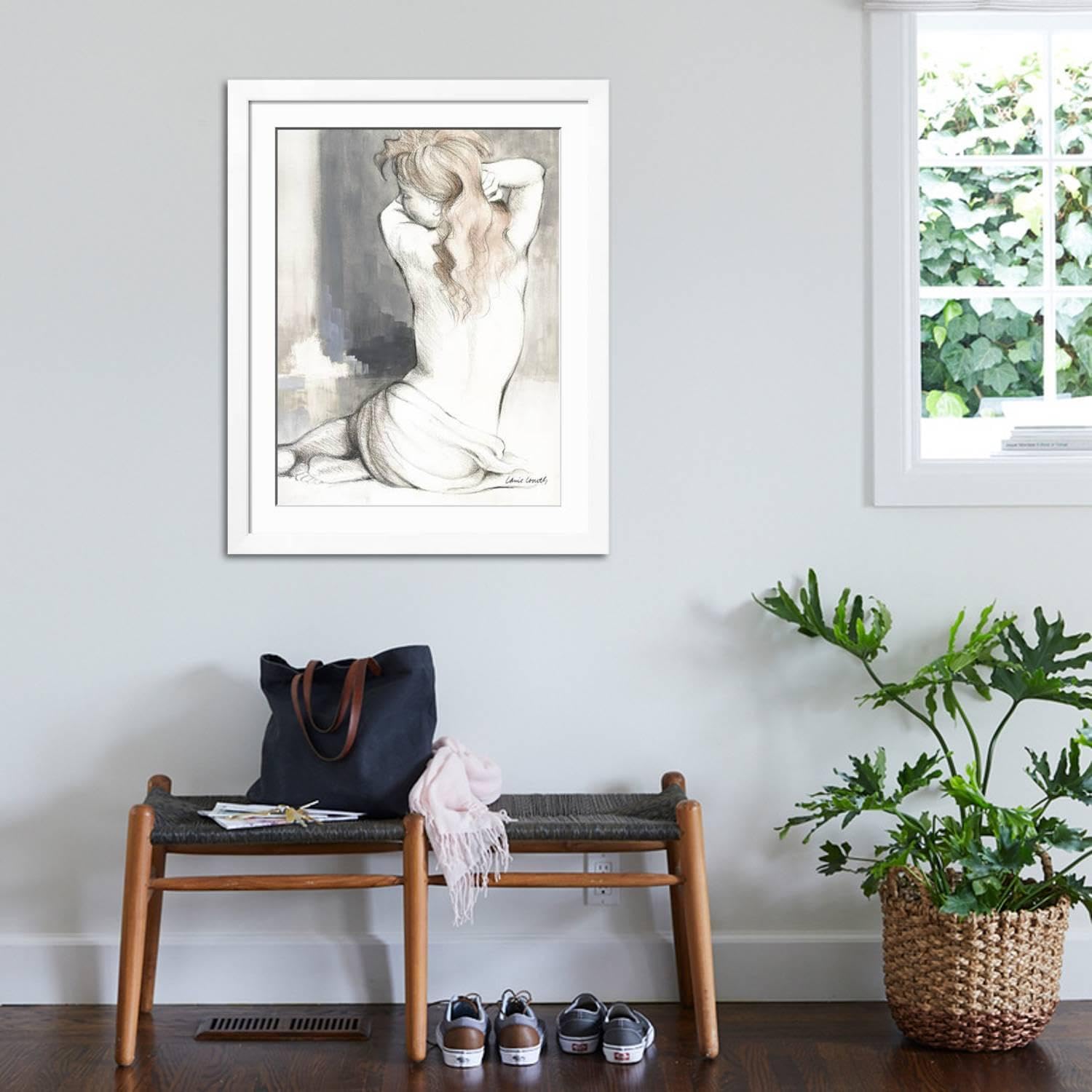 Poster Lanie Loreth – Waking Woman I & II – Deux Pièces – Signé – Reproduction