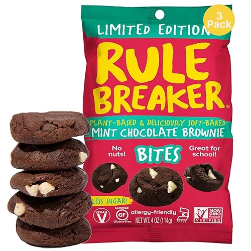 Rule Breaker Vegan & Gluten-Free Cookies | Mint Chocolate Brownie